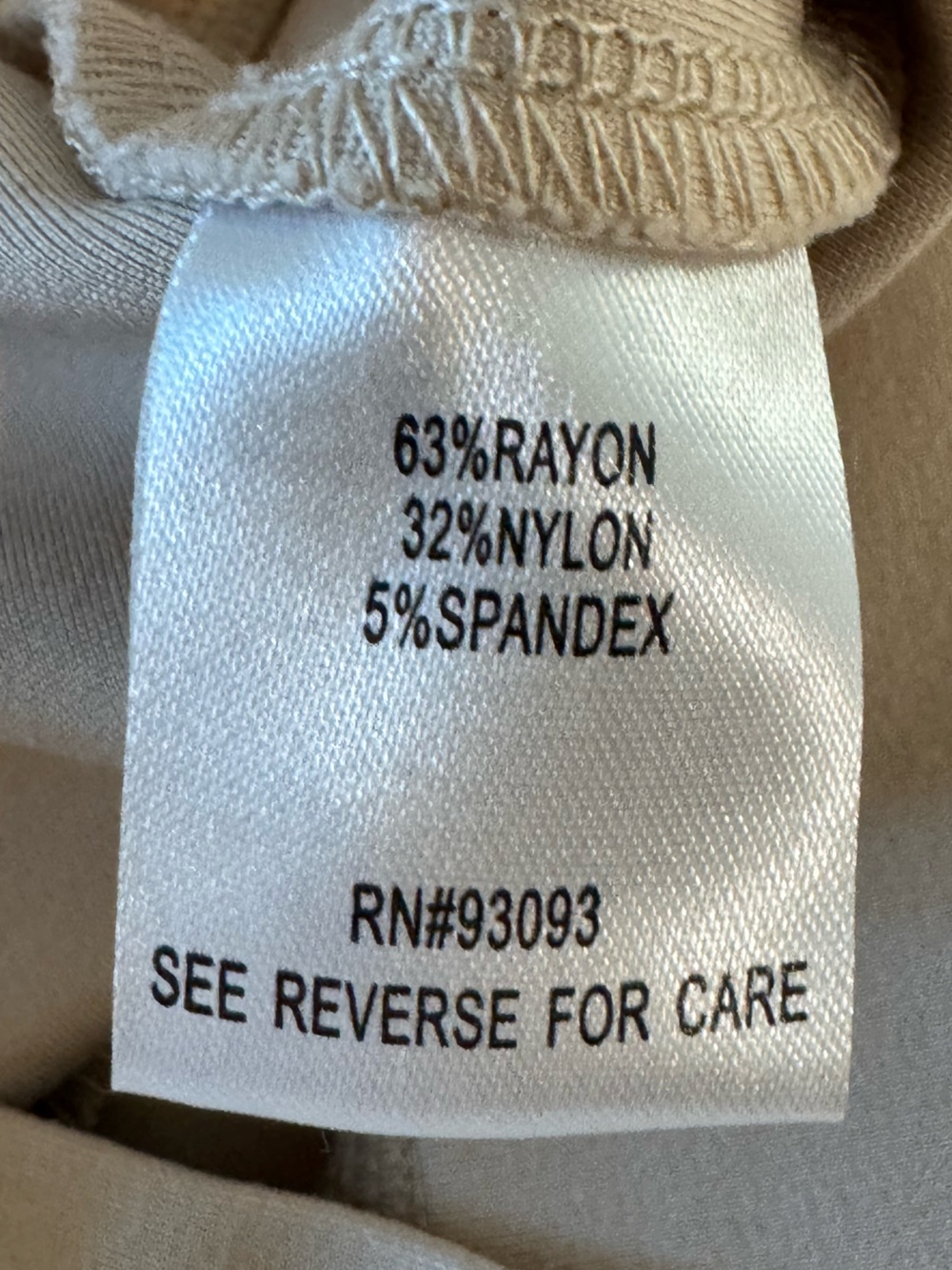 Tyler Böe Ponte Knit Cropped Straight Leg Pull-On Pants Beige Size 8 - Picture 5 of 6